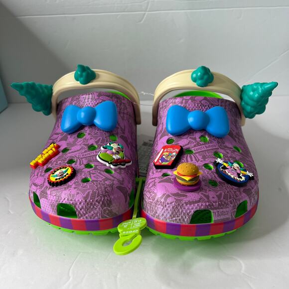 Crocs x The Simpsons Krusty the Clown Unisex  Classic Clog Size 8M /W10 - Picture 5 of 8